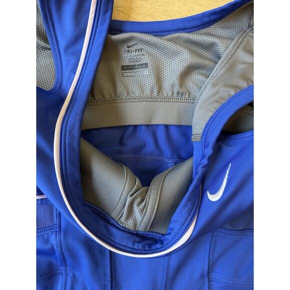 Serena Williams nike DUC Tennis dress S blue australian open 2012 Pleated Sheer - Picture 15 of 16